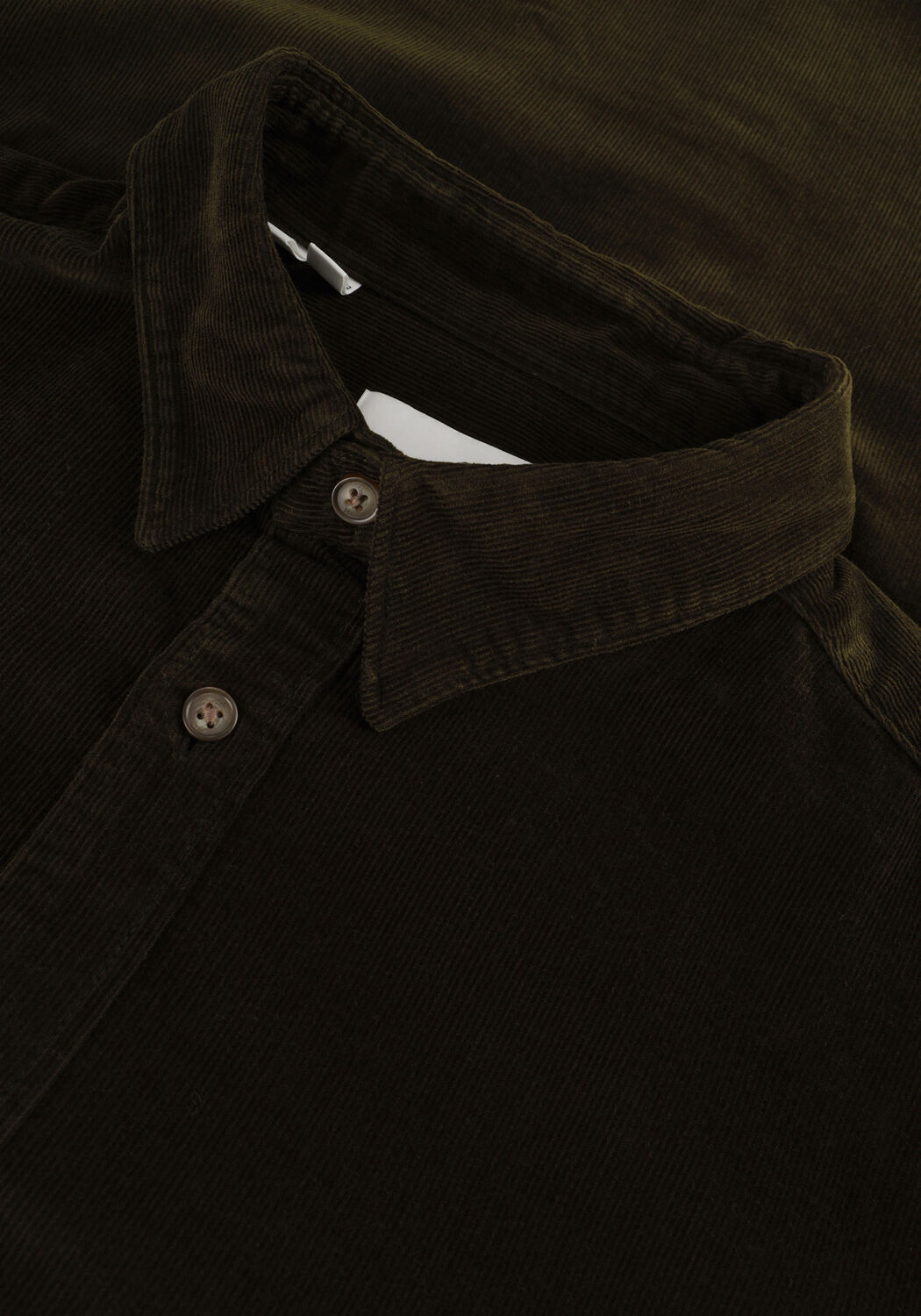 SELECTED MEN Surchemise SLHREGOWEN-CORD SHIRT LS W en vert - large