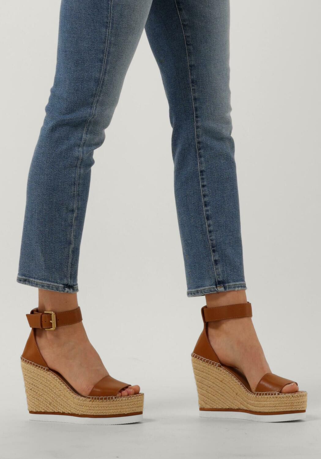 Cognac SEE BY CHLO&Eacute; Sandalen GLYN HIGH - large
