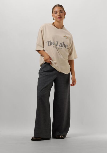 ALIX THE LABEL T-shirt LADIES KNITTED THEL LABEL T-SHIRT en beige - large