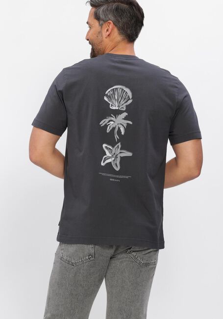 GENTI T-shirt T-SHIRT SS 1223 en bleu - large