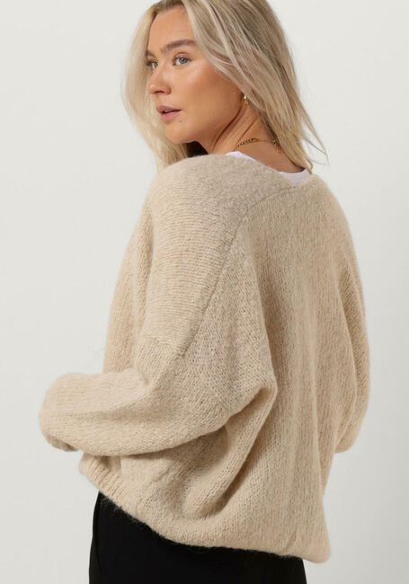 KNIT-TED Gilet BECKY Sable - large