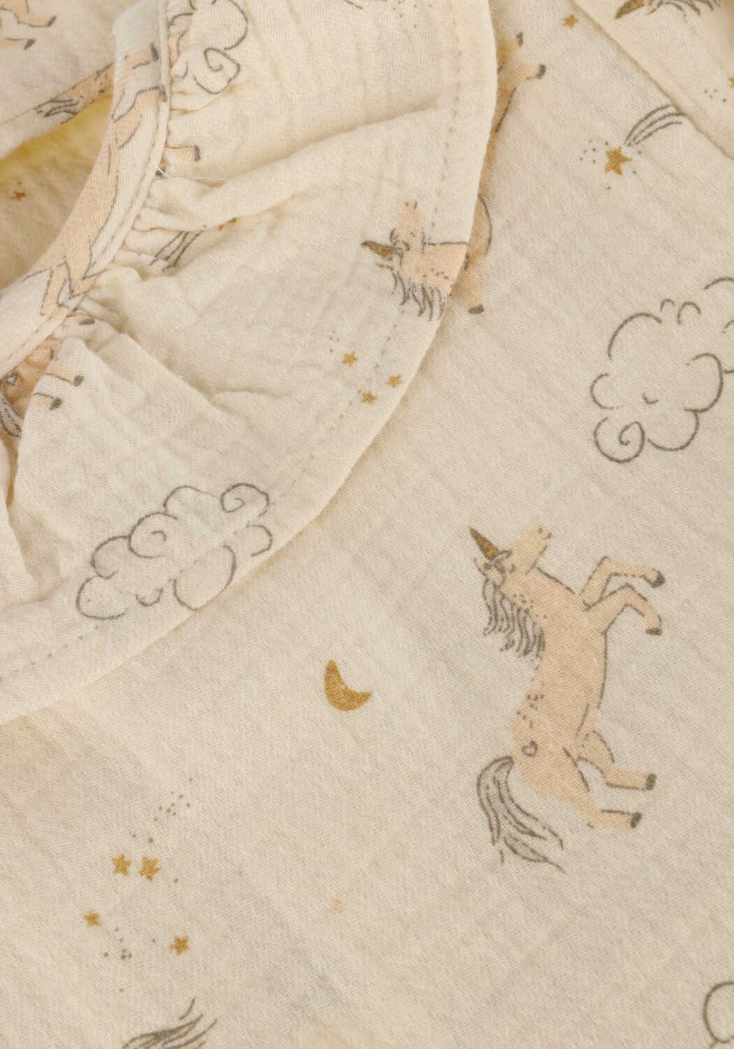 QUINCY MAE RUFFLE COLLAR BUTTON DRESS Robes Cr&egrave;me - large