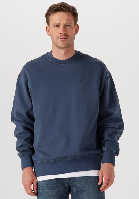 LEVI'S Pull AUTHENTIC CREW en bleu - large