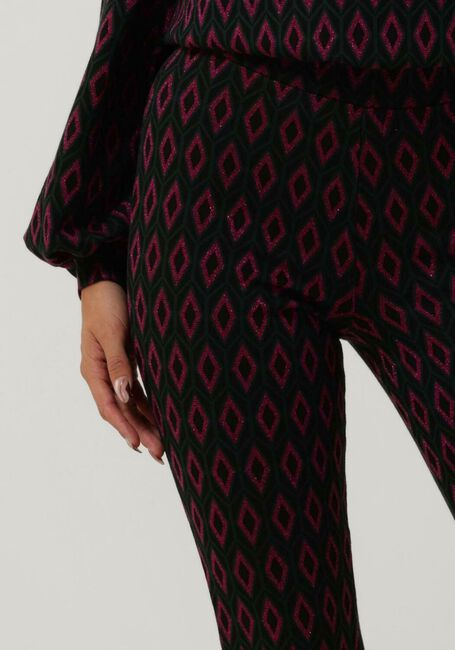 REFINED DEPARTMENT Pantalon large 95 IKAT KNIT en violet - large