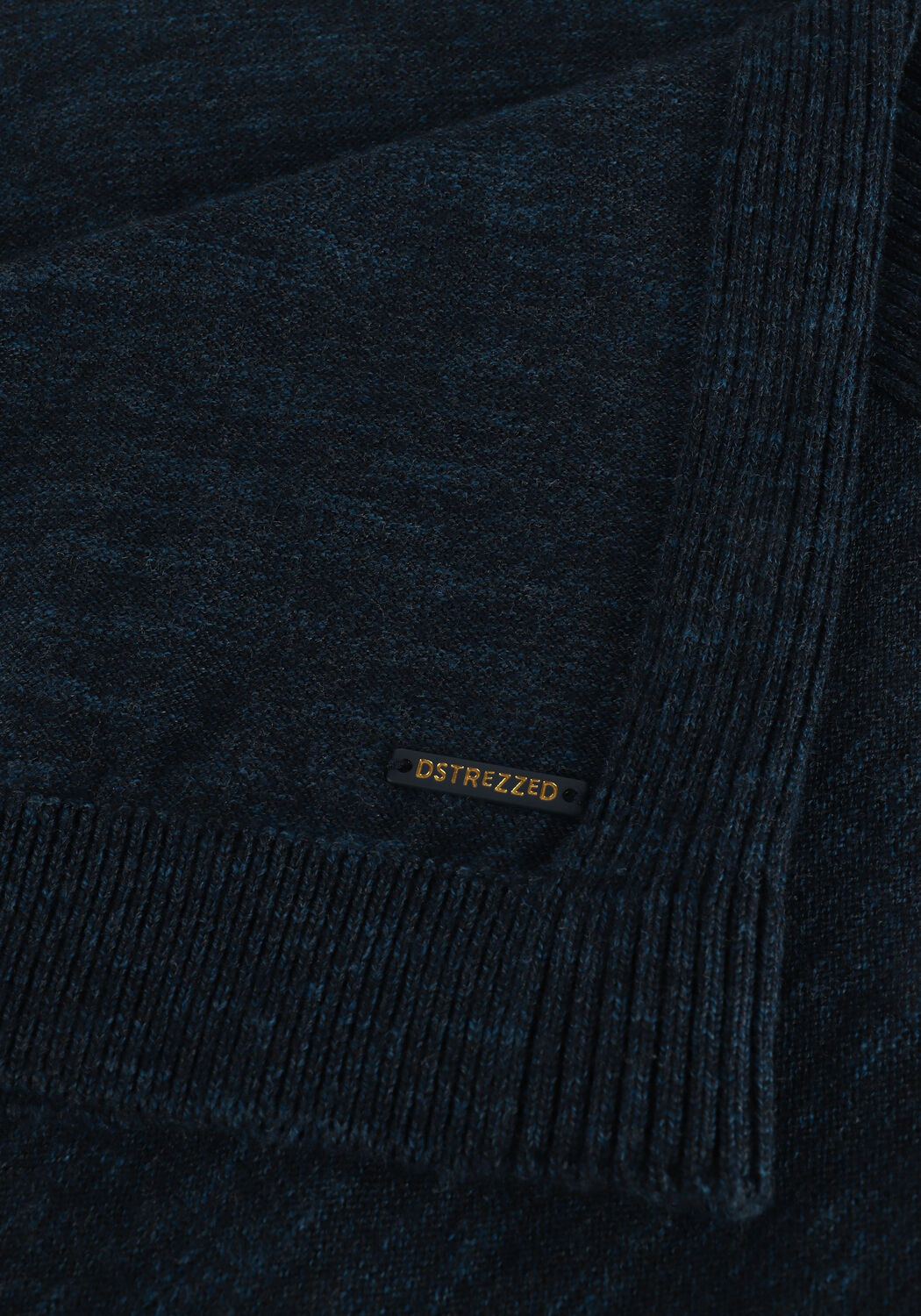 DSTREZZED Polo MERCURY S/S POLO MELANGE SLUB en bleu - large