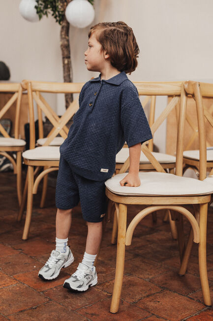 Donkerblauwe BAJE STUDIO Korte broek MOZI - large