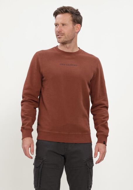 Bruine PME LEGEND Sweater CREWNECK SEMI BRUSHED - large