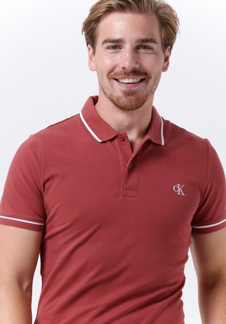 Rode CALVIN KLEIN Polo TIPPING SLIM POLO - large
