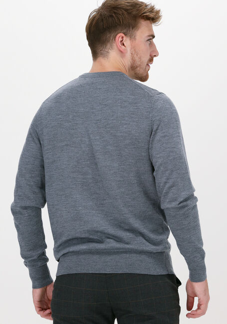 CALVIN KLEIN Pull SUPERIOR WOOL CREW NECK SWEATE en gris - large