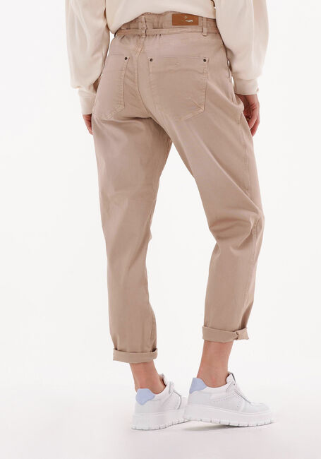 Bruine SUMMUM Straight leg jeans TAPERED PANTS FINE TWILL - large