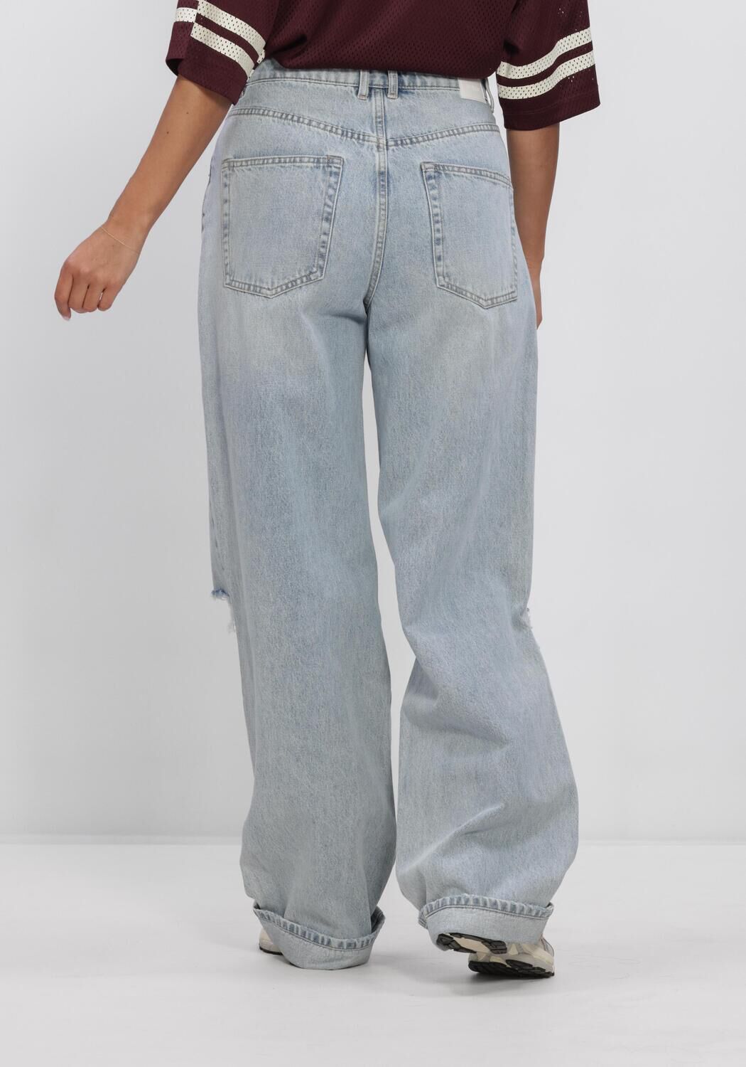 CATWALK JUNKIE SUPER LOOSE FIT JEANS DAMAGED Jeans en bleu - large