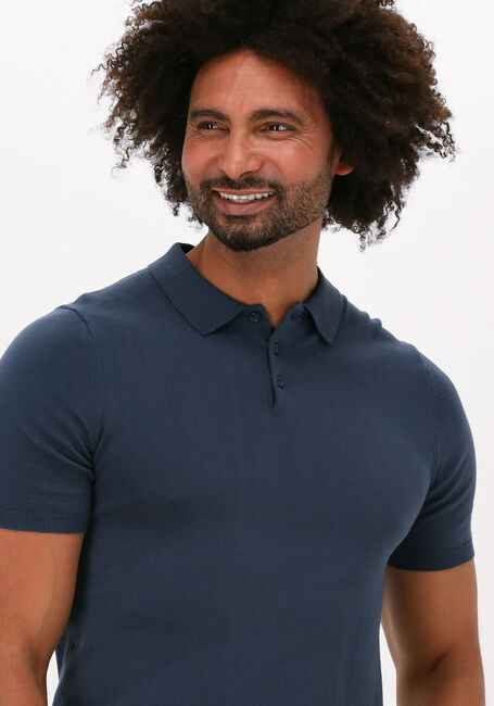 SAINT STEVE Polo CHRIS en bleu - large