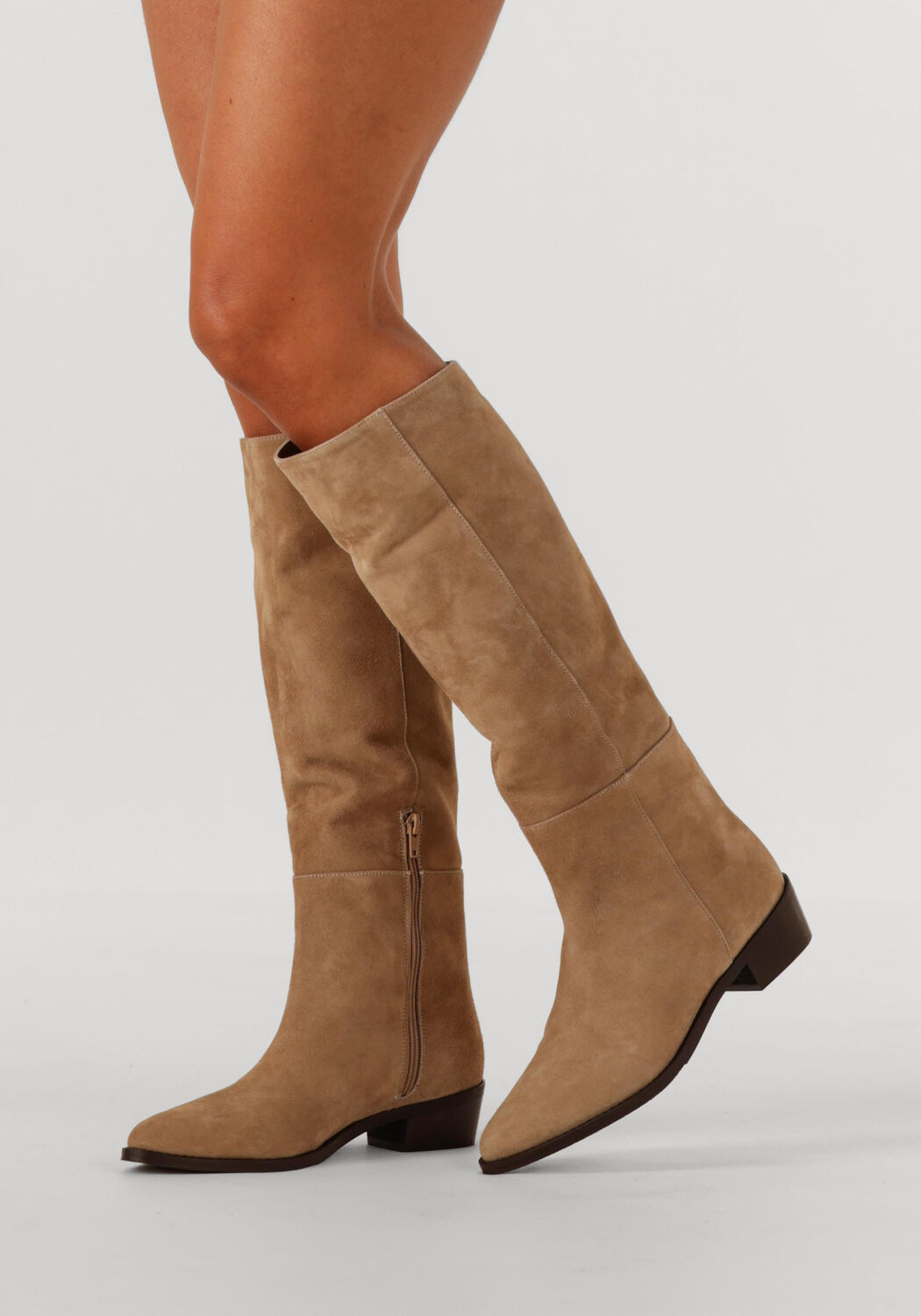 NOTRE-V Bottes hautes 39492 en camel - large