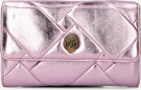 KURT GEIGER LONDON KENSINGTON QUILT WALLET Porte-monnaie en rose - medium
