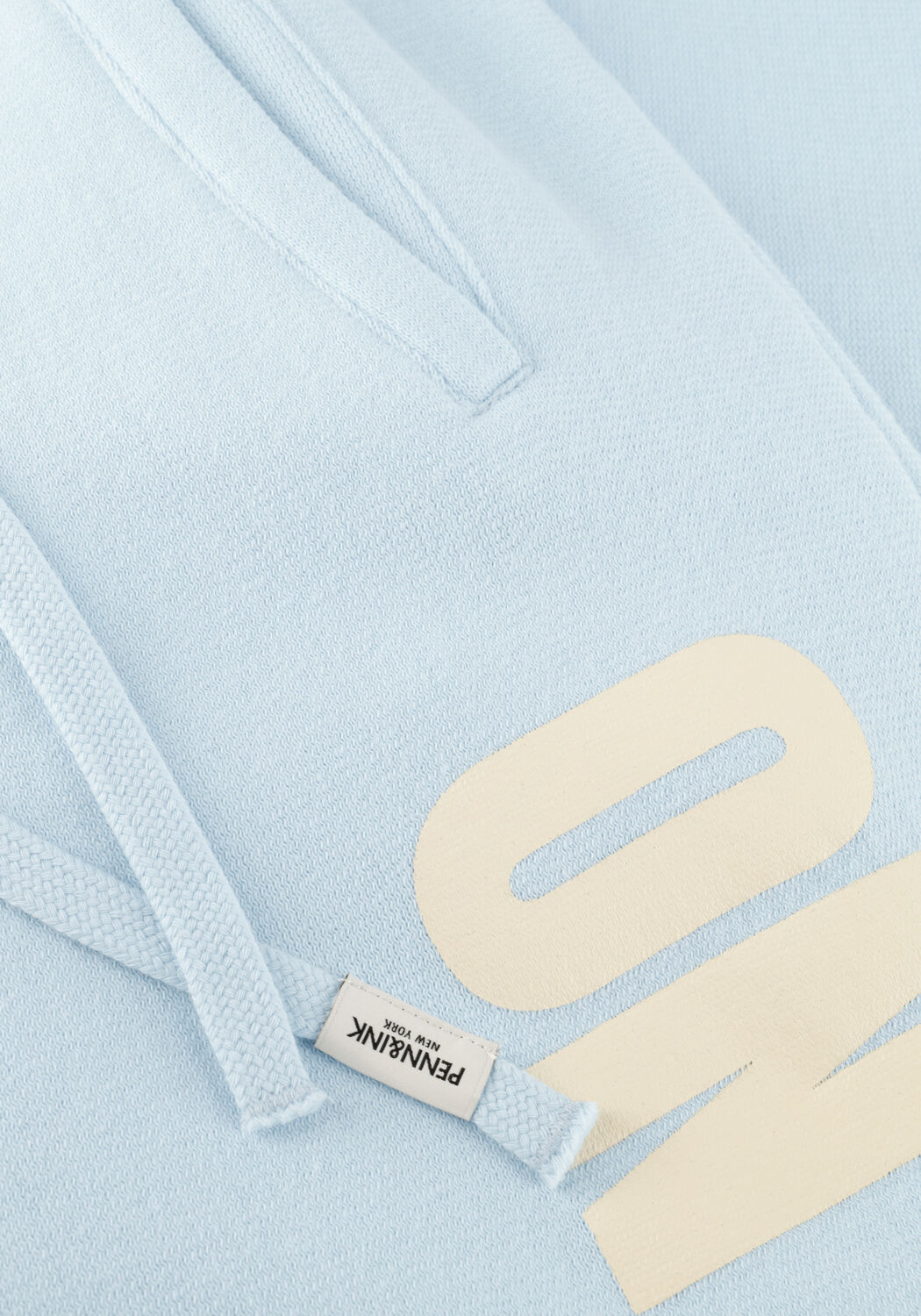 PENN & INK Pantalon de jogging TROUSERS PRINT en bleu - large