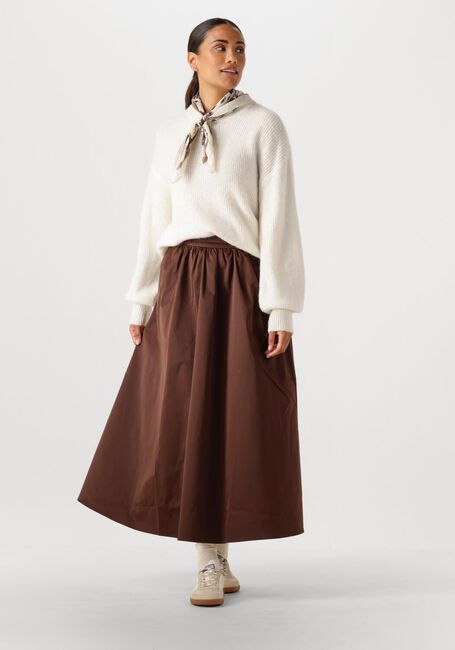 Bruine ROUGE EDIT Midirok ROUDETTA HW ANKLE SKIRT/R - large