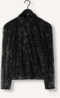 Zwarte SECOND FEMALE  TASSEL BLOUSE Zwarte SECOND FEMALE  TASSEL BLOUSE - medium