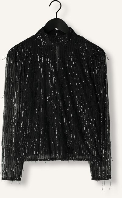 Zwarte SECOND FEMALE  TASSEL BLOUSE Zwarte SECOND FEMALE  TASSEL BLOUSE - large