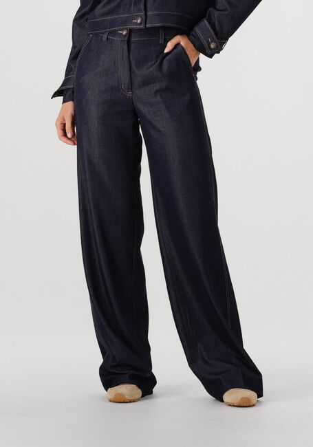 CO'COUTURE Pantalon TERRY DENIM LONG PANT Bleu foncé - large