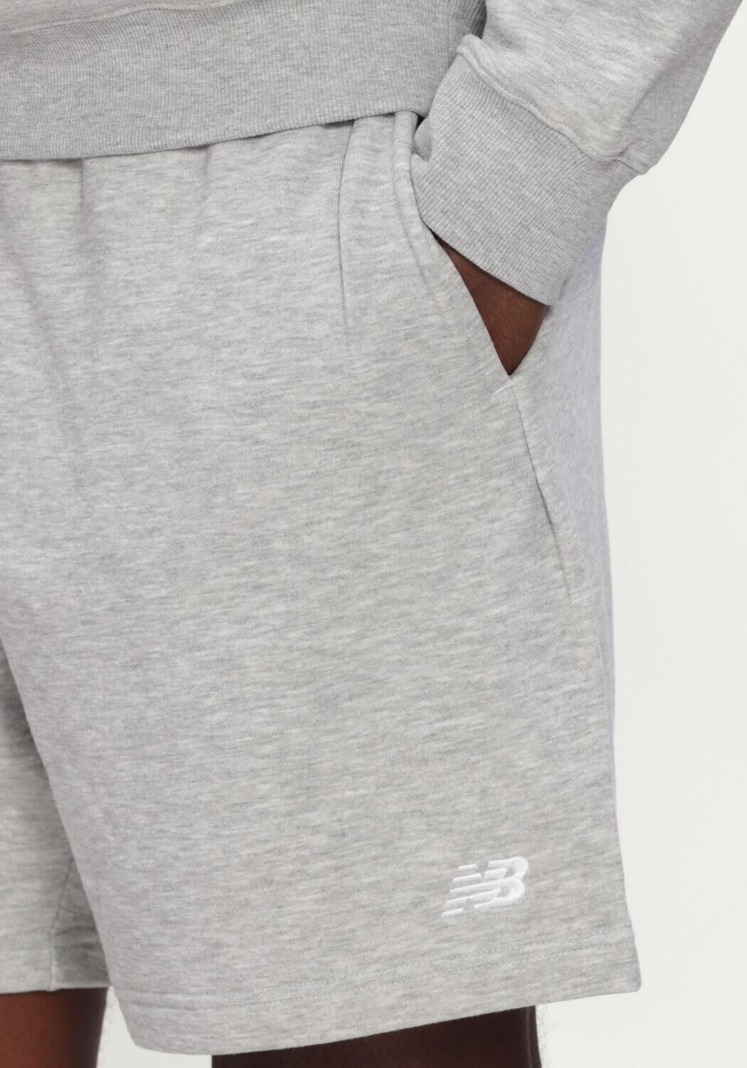 Lichtgrijze NEW BALANCE Broeken/jumpsuits SE FT SH 7 INCH - large