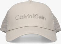 CALVIN KLEIN CALVIN EMBROIDERY TRUCKER Casquette en beige - medium
