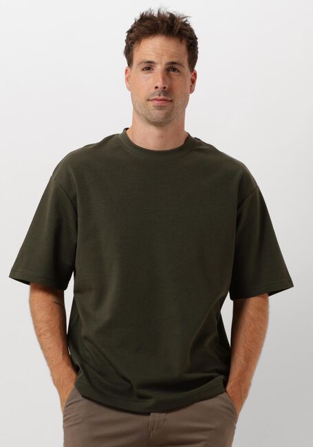 SELECTED HOMME T-shirt SLHLOOSEOSCAR SS O-NECK TEE NOOS Vert foncé - large