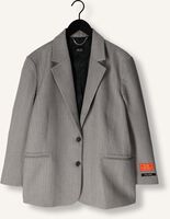 ALIX THE LABEL Blazer LADIES WOVEN CLASSY GRANDAD BLAZER en gris ALIX THE LABEL Blazer LADIES WOVEN CLASSY GRANDAD BLAZER en gris - medium