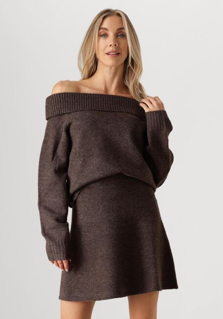 Bruine NEO NOIR Trui JANE KNIT BLOUSE - large