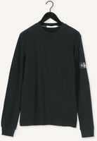 CALVIN KLEIN Chandail BADGE WAFFLE LS TEE en noir CALVIN KLEIN Chandail BADGE WAFFLE LS TEE en noir - medium