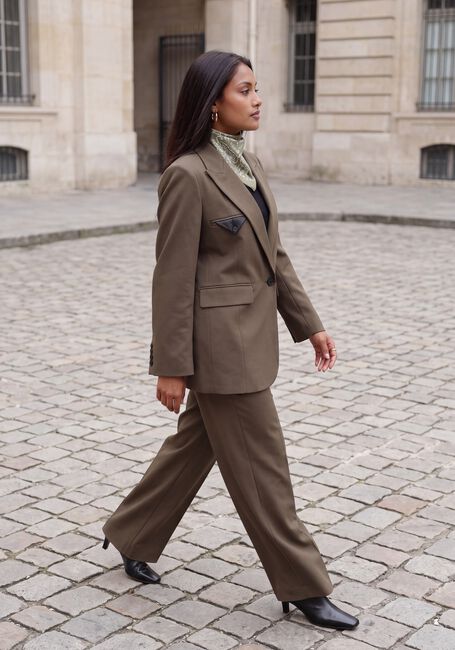 HAUTE L'AMITI&Eacute; Blazer PREMIERE HOOK BLAZER Vert fonc&eacute; - large