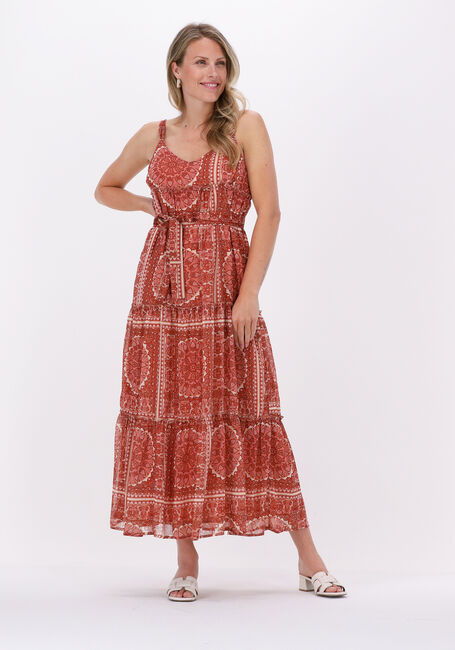 Bruine FREEBIRD Maxi jurk YEDDA MAXI DRESS - large