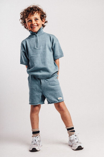 Blauwe BAJE STUDIO Korte broek SARRAL - large