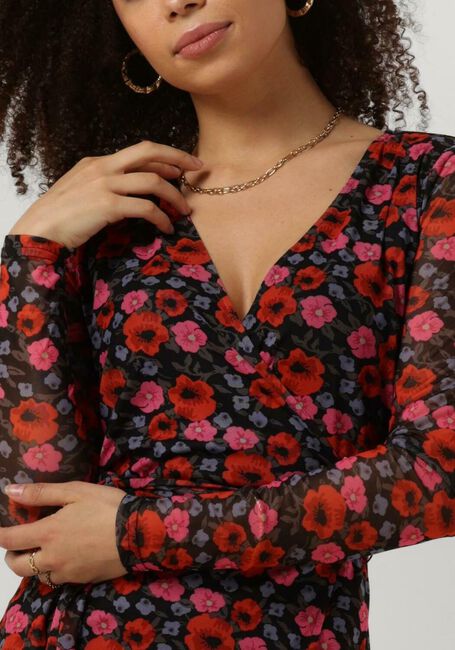 Multi MODSTRÖM Mini jurk BINNA PRINT WRAP DRESS - large