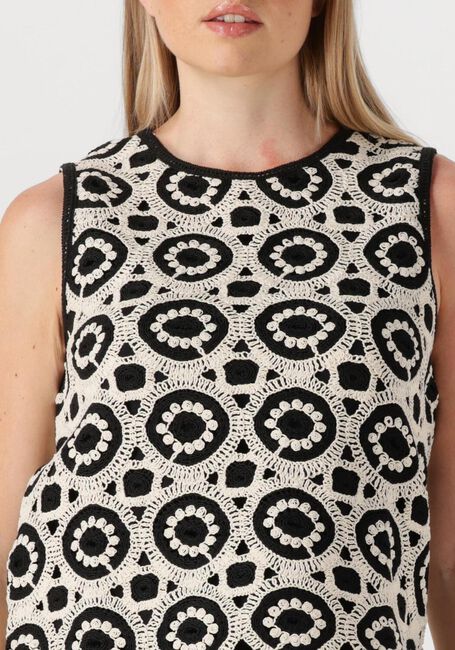 SUMMUM Haut BOXT TOP CROCHET JERSEY en blanc - large