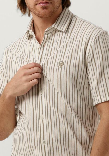 CAST IRON SHORT SLEEVE SHIRT JERSEY STRIPE WITH STRUCTURE - large