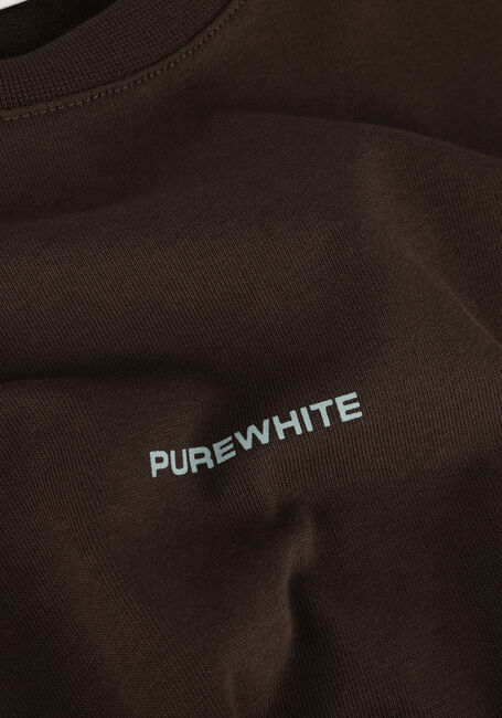PUREWHITE T-shirt T-SHIRT WITH FRONT PRINT AND BACK ARTWORK Olive - large