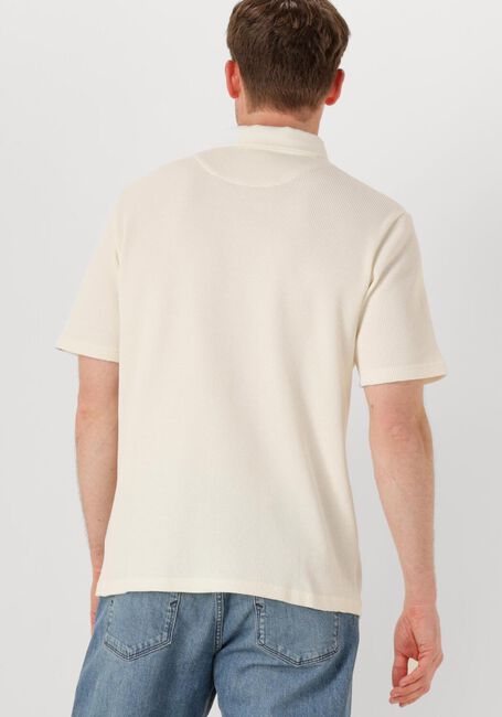 Gebroken wit ANERKJENDT Polo AKKIKI WAFFLE POLO TEE - large