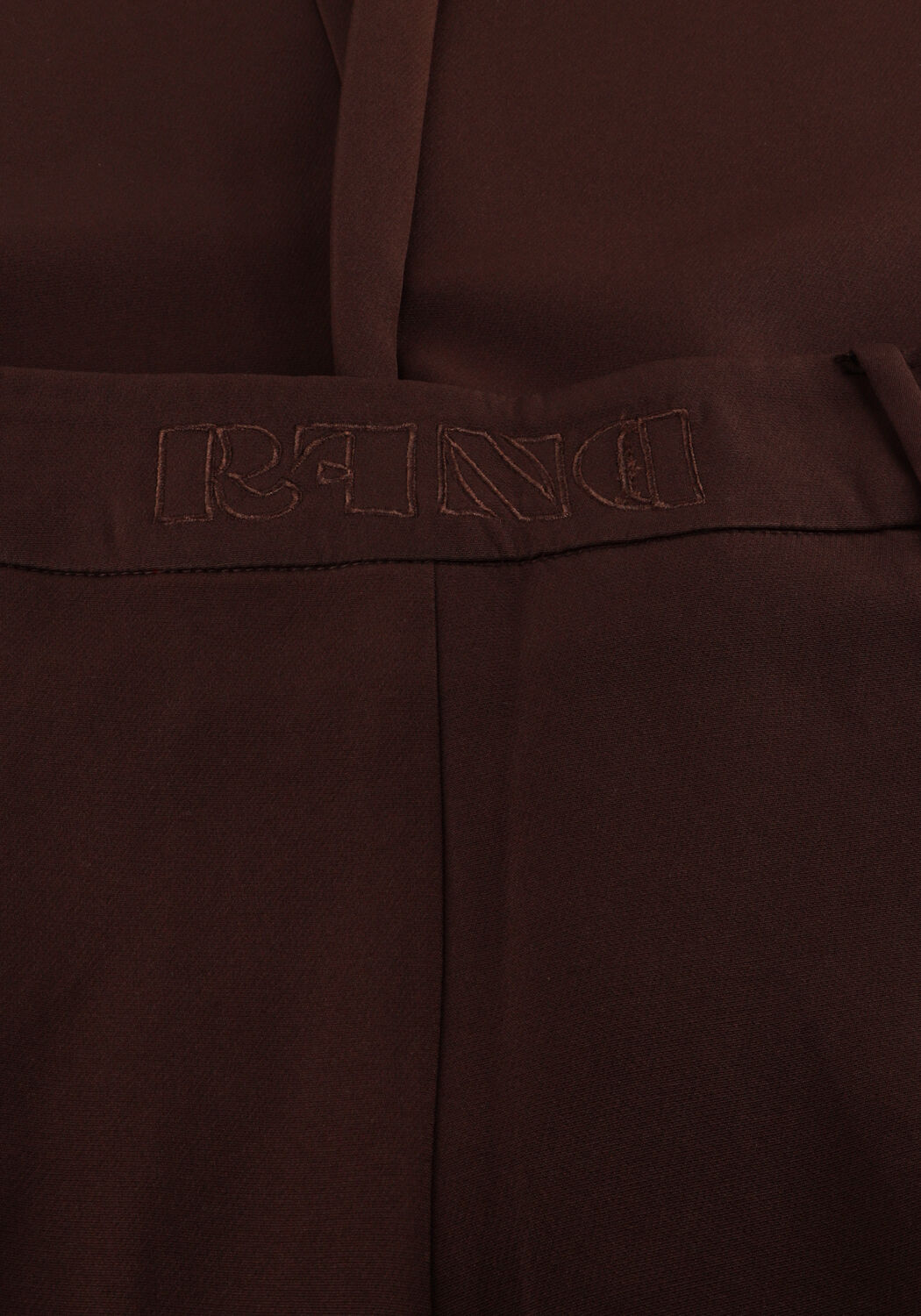 Bruine REFINED DEPARTMENT Wijde broek KALY - large