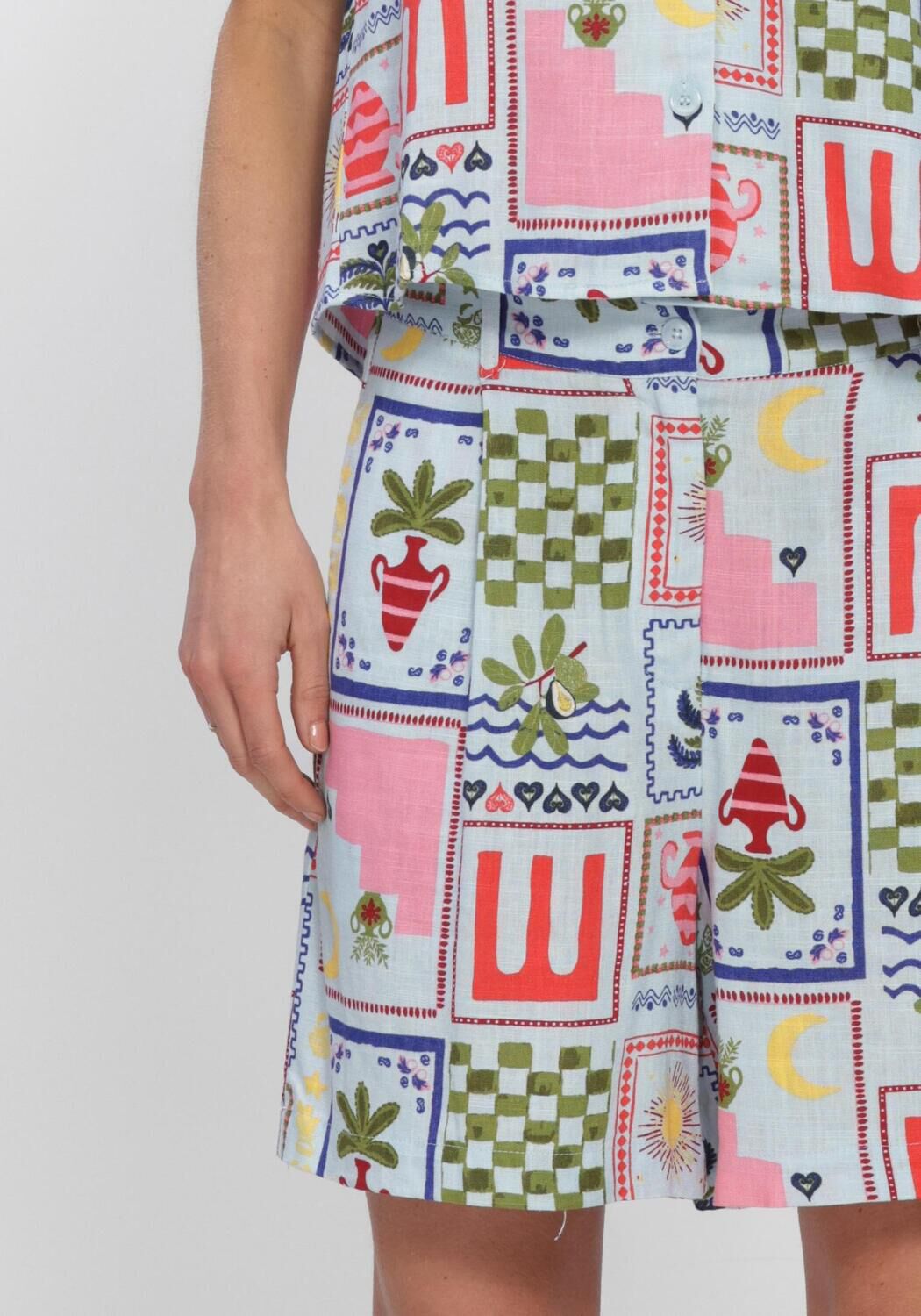OBJECT Pantalon courts OBJEDIE H/W SHORTS en multicolore - large
