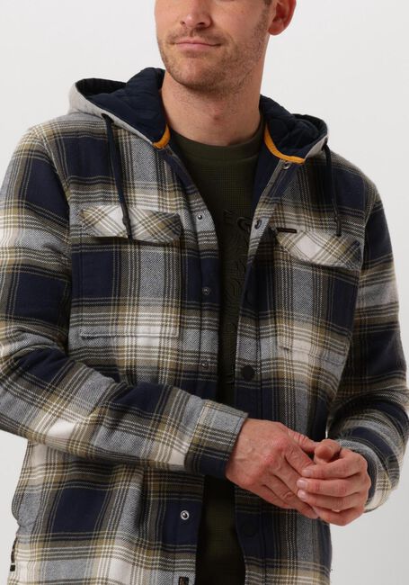PME LEGEND LONG SLEEVE SHIRT CTN FLANEL CHECK QUILTED Chemises en bleu - large