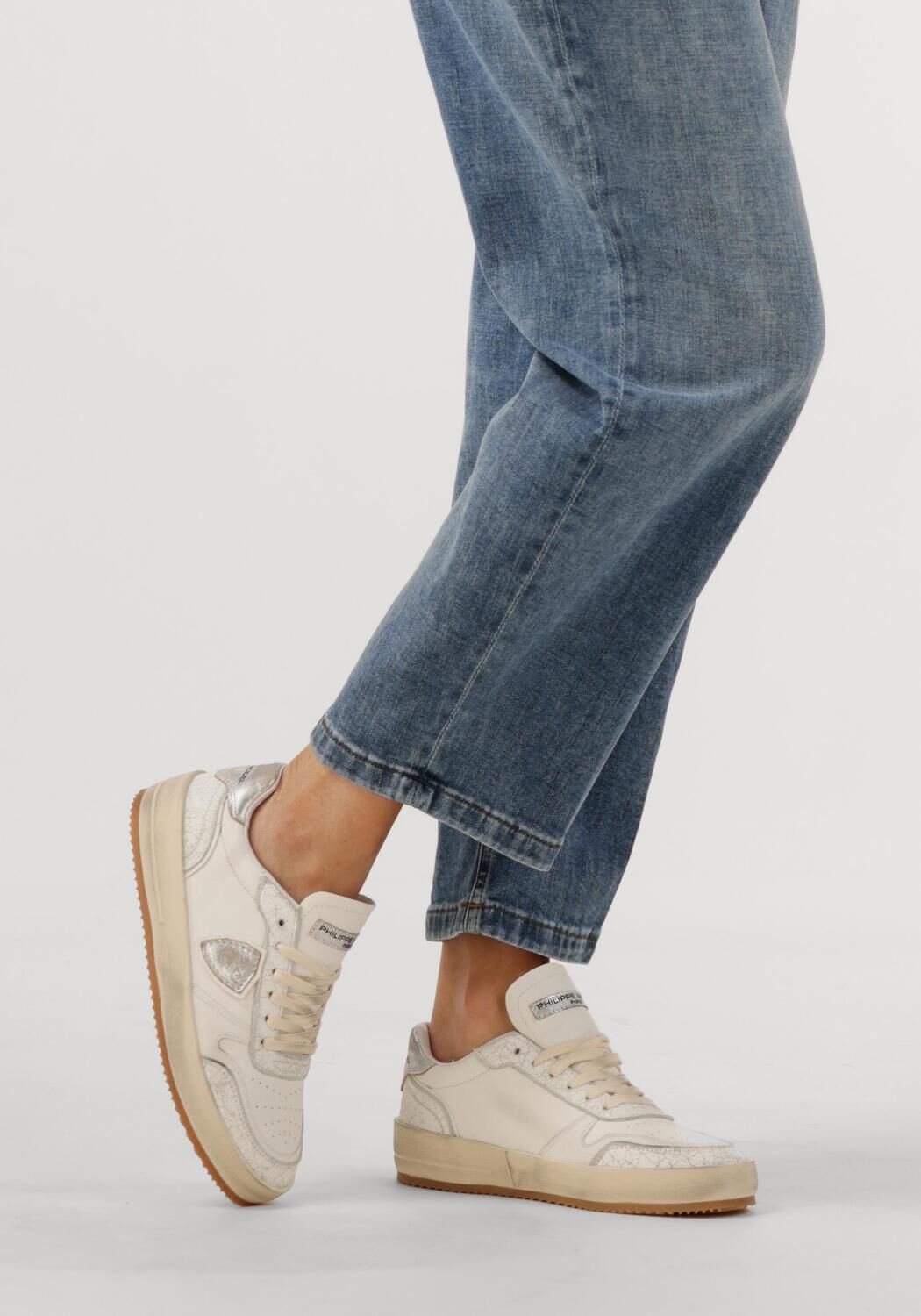Witte PHILIPPE MODEL Sneakers NICE LOW WOMAN | Omoda