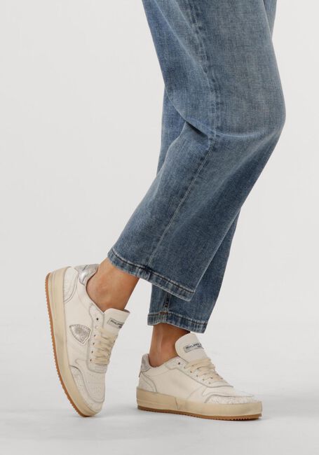 PHILIPPE MODEL Baskets basses NICE LOW WOMAN en blanc - large