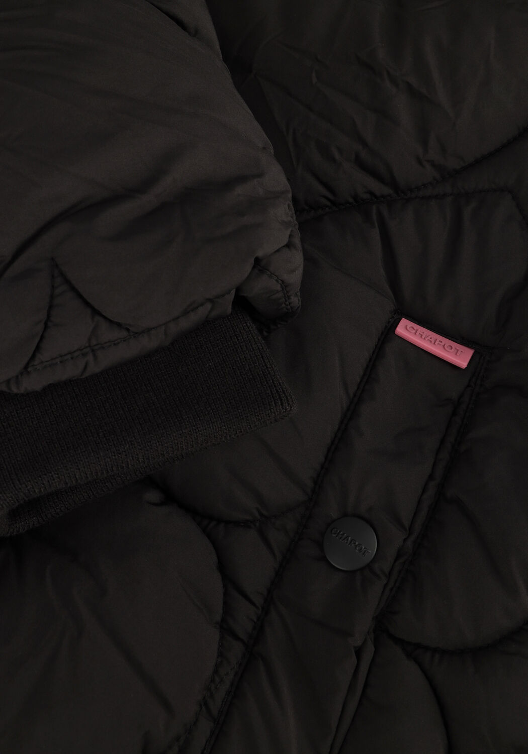 Zwarte FABIENNE CHAPOT Gewatteerde jas PRISCA SHORT PUFFER - large