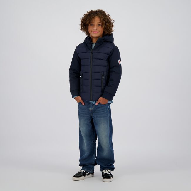 Donkerblauwe VINGINO Gewatteerde jas TEXTO - large