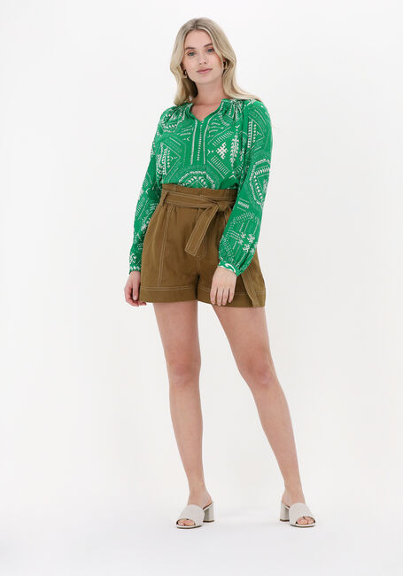 LOUIZON HEXAG TOP Blouses en vert - large