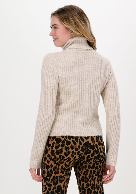 Bruine VANILIA Trui HEAVY RIB COL - large