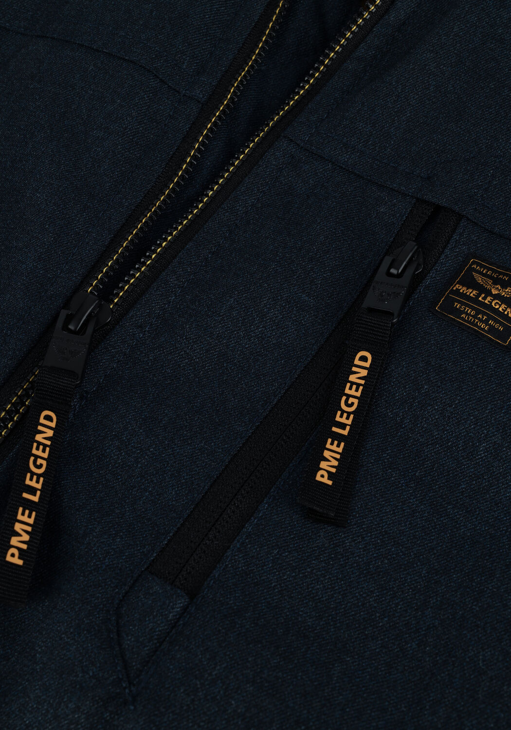 PME LEGEND Parkas SEMI LONG JACKET STRATOR ICON 2.0 Bleu fonc&eacute; - large