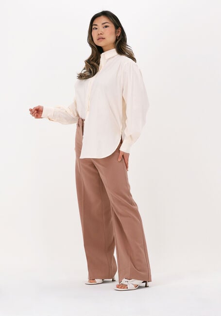 SECOND FEMALE MATIS SOLID SHIRT Blouses en beige - large