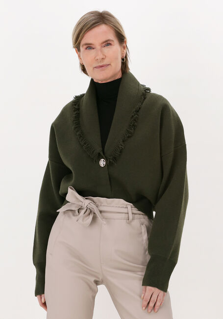 Groene SILVIAN HEACH Vest JACKET SWEATER PALMDAKE - large