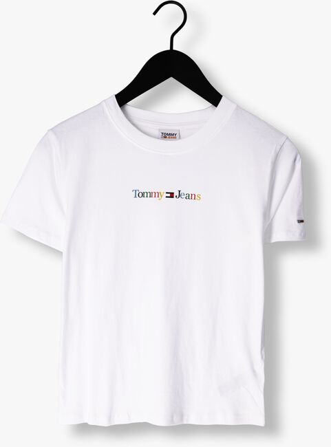 TOMMY JEANS T-shirt TJW REG COLOR SERIF LINEAR SS en blanc - large